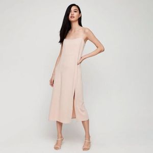 NWT Aritzia Babaton Tilde Dress Pink Prima Nude
